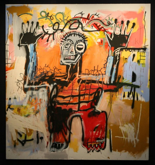 През 1982 г., на 21-годишна възраст, Жан-Мишел Баския (1960-1988 г.) е поканен да пътува до Модена, Италия, където прави осем гигантски платна, предназначени за самостоятелна изложба в галерия. Тази изложба така и не се осъществява и в продължение на 40 години платната са разпръснати по света.

Фондация Beyeler е свършила огромна работа по събирането на картините на едно място, за да покаже творческия процес на художника. Не е изненадващо, че много от мотивите и идеите на едно платно се появяват върху друго, макар и в малко по-различна форма.